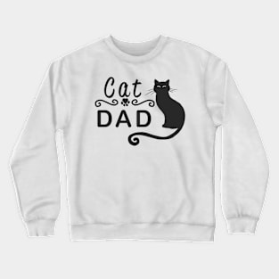 Cat Dad Crewneck Sweatshirt